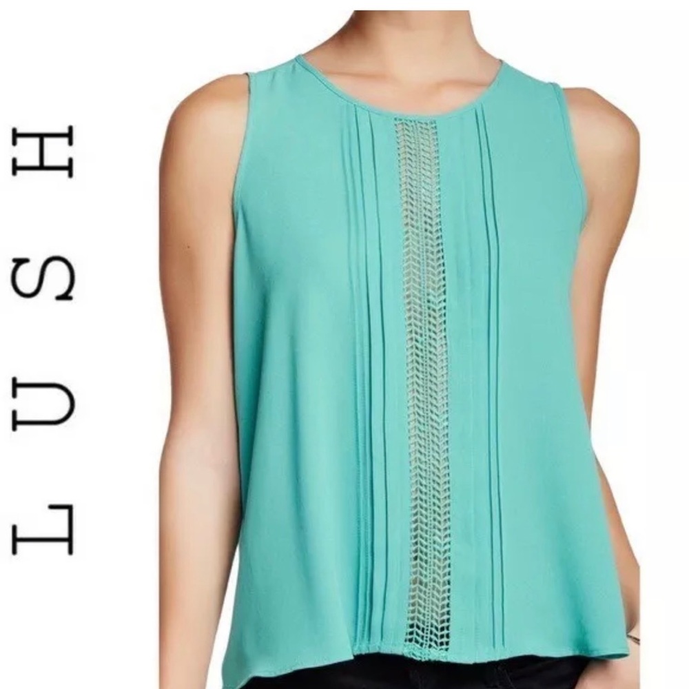 Lush brand Tank Top. Color: Teal. Size: M